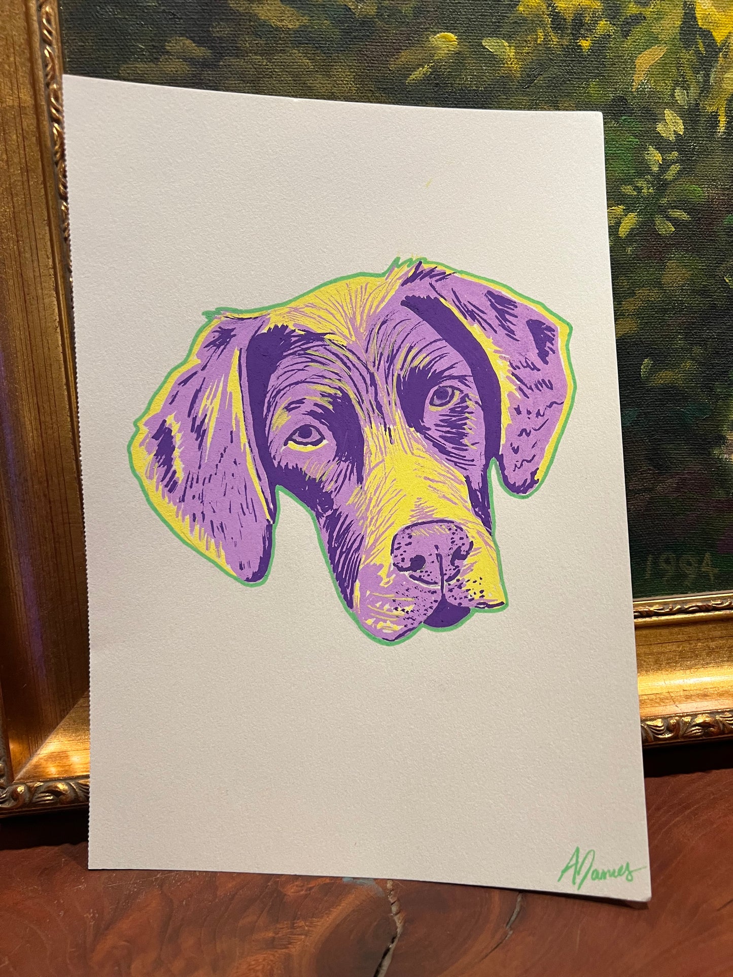 Custom pet portrait