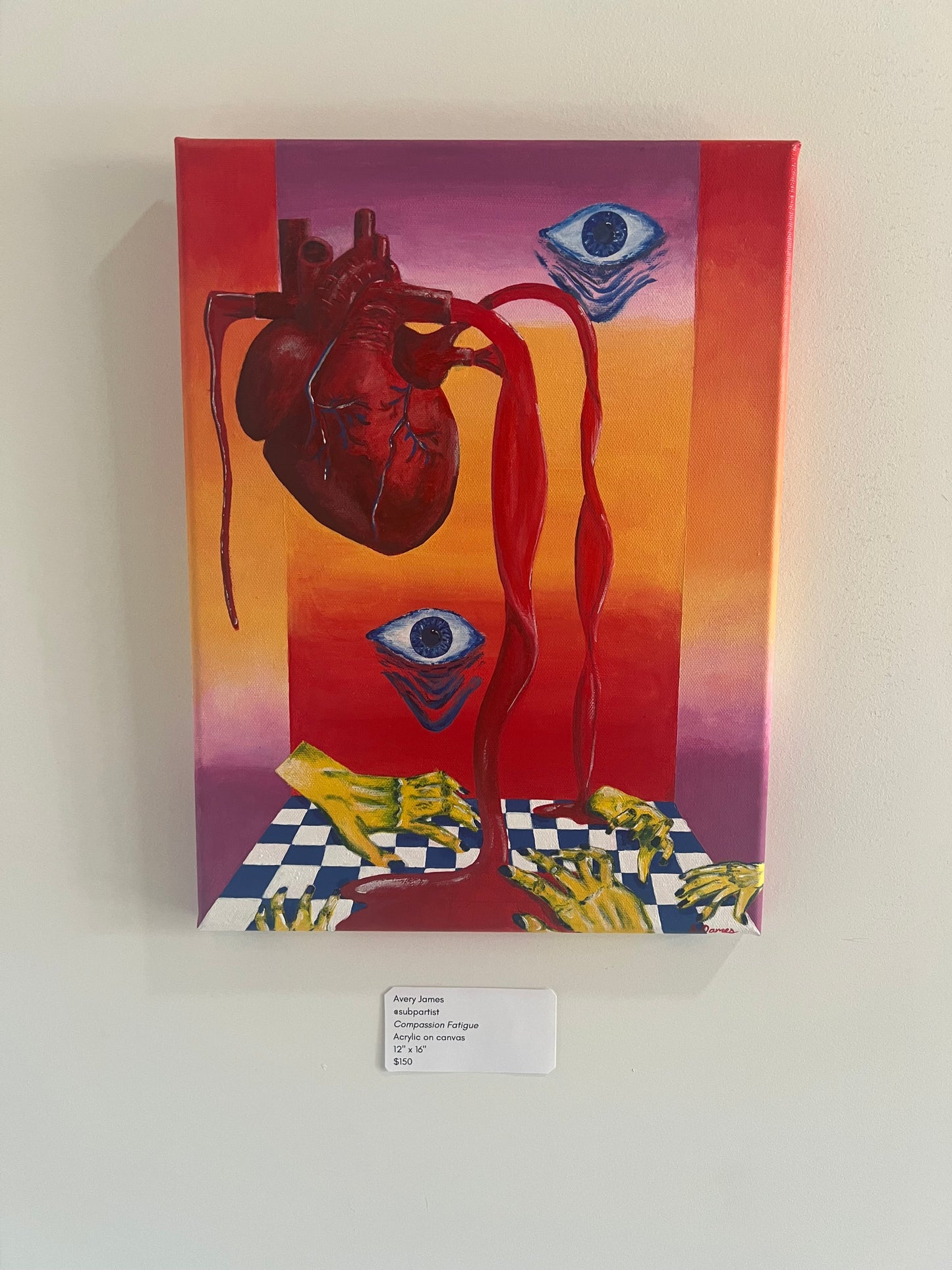 Compassion fatigue original and prints