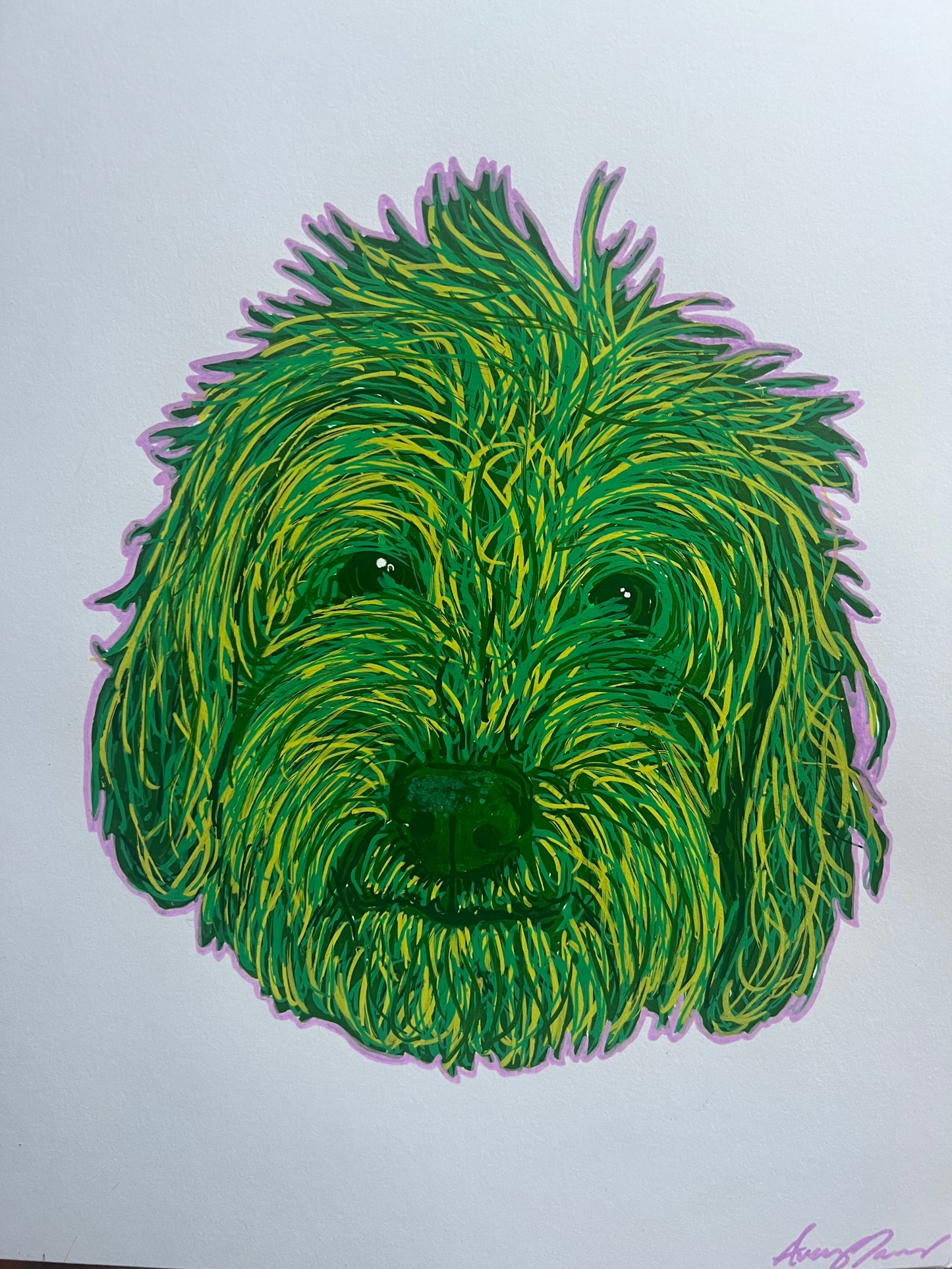 Custom pet portrait