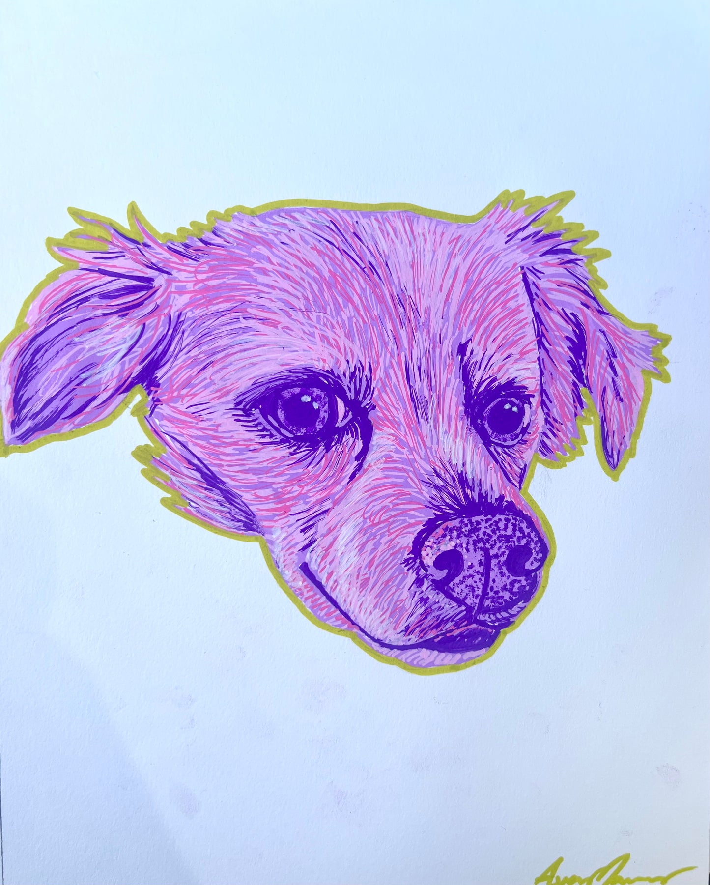 Custom pet portrait