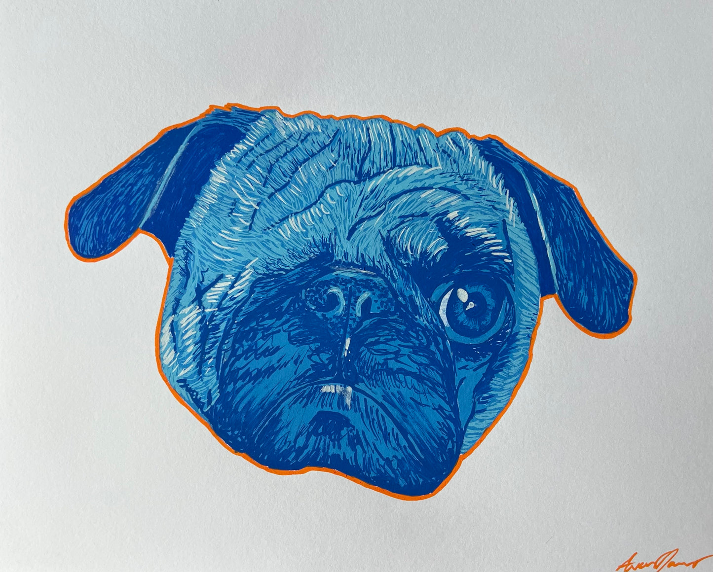 Custom pet portrait
