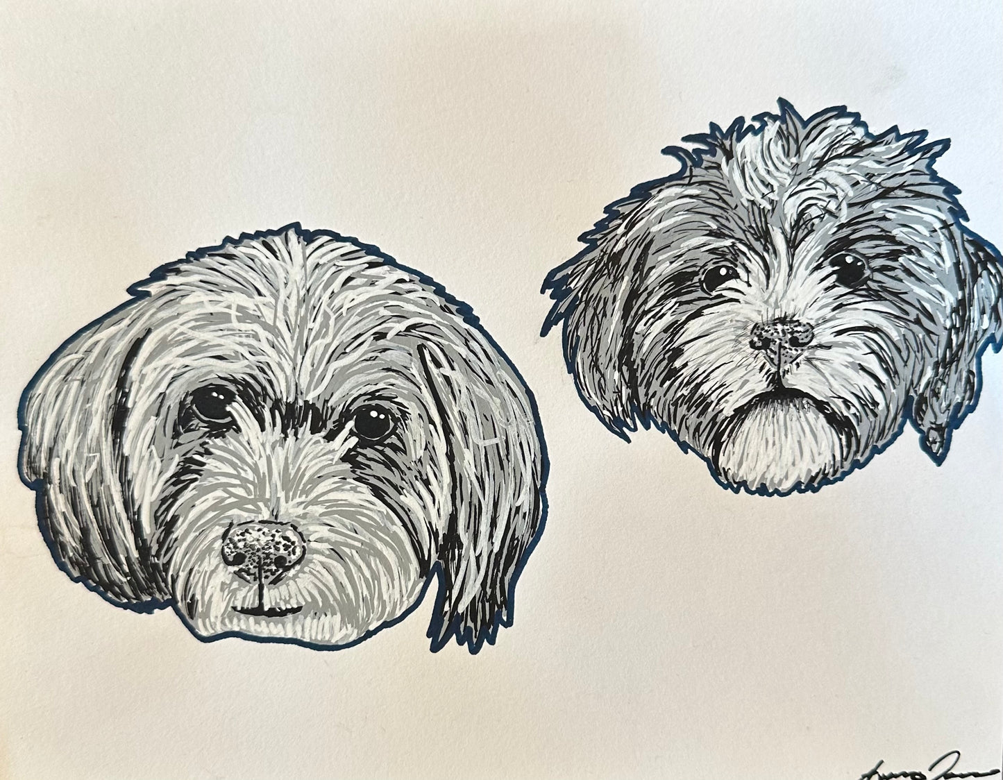 Custom pet portrait