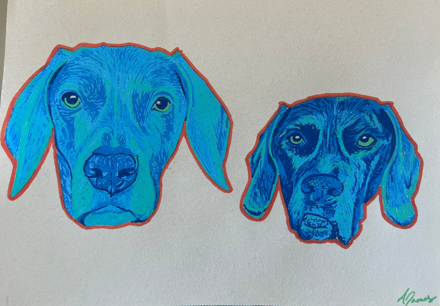 Custom pet portrait
